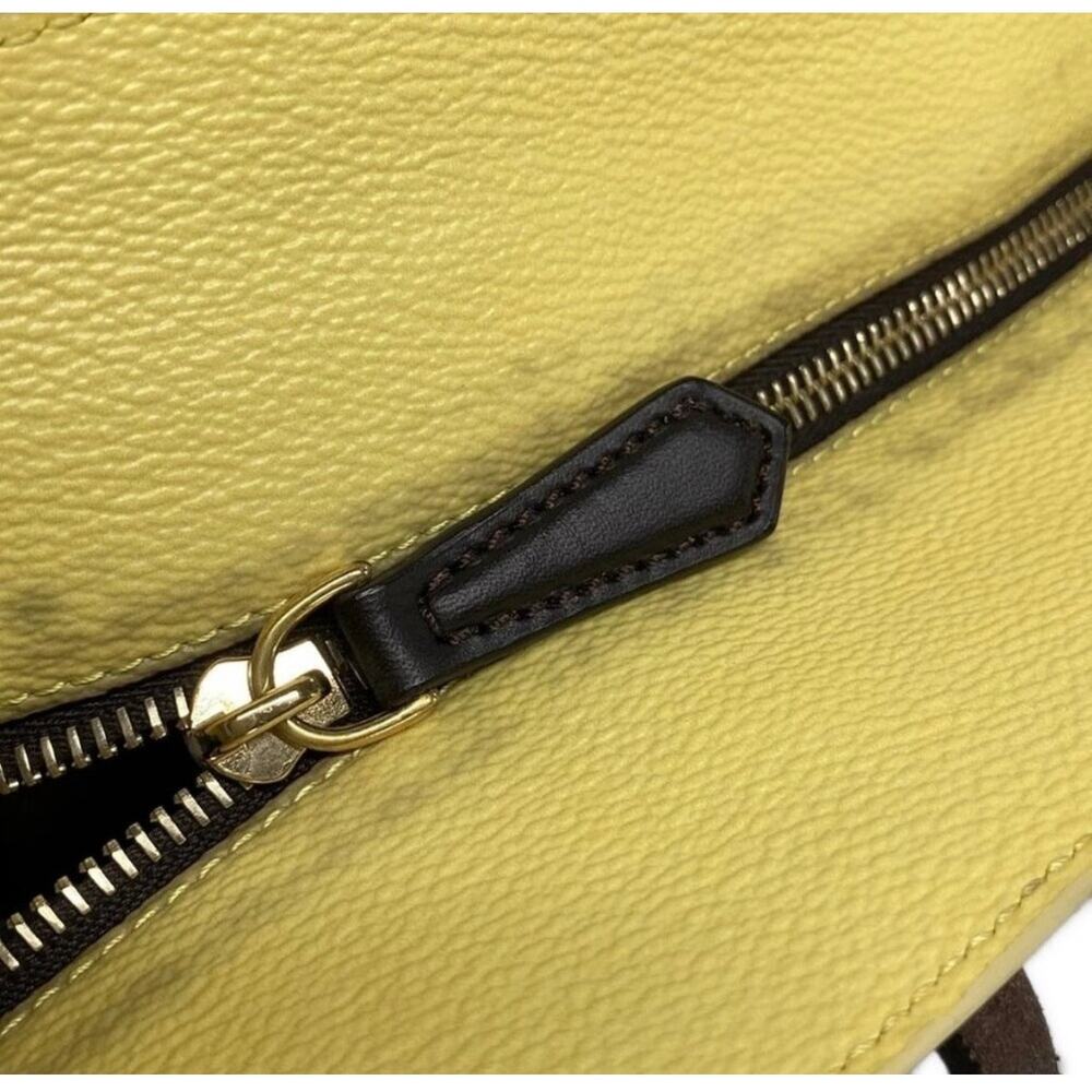 Fendi Canvas Ombré Yellow Roll tote EUC - Picture 6 of 10